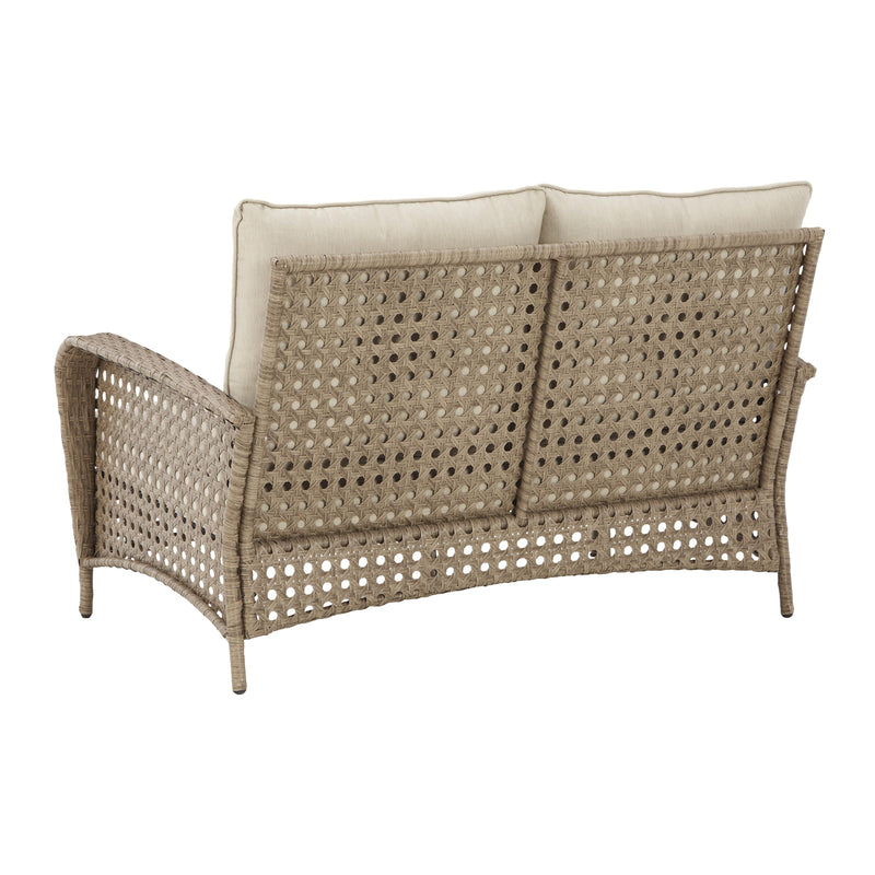 Signature Design by Ashley Braylee P345-035 Loveseat with Table IMAGE 4