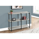 Monarch I 2217 Accent Table - 48"L Grey/Black Metal Hall Console IMAGE 8