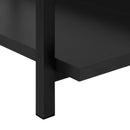 Monarch I 2219 Accent Table - 48"L Black/Black Metal Hall Console IMAGE 7