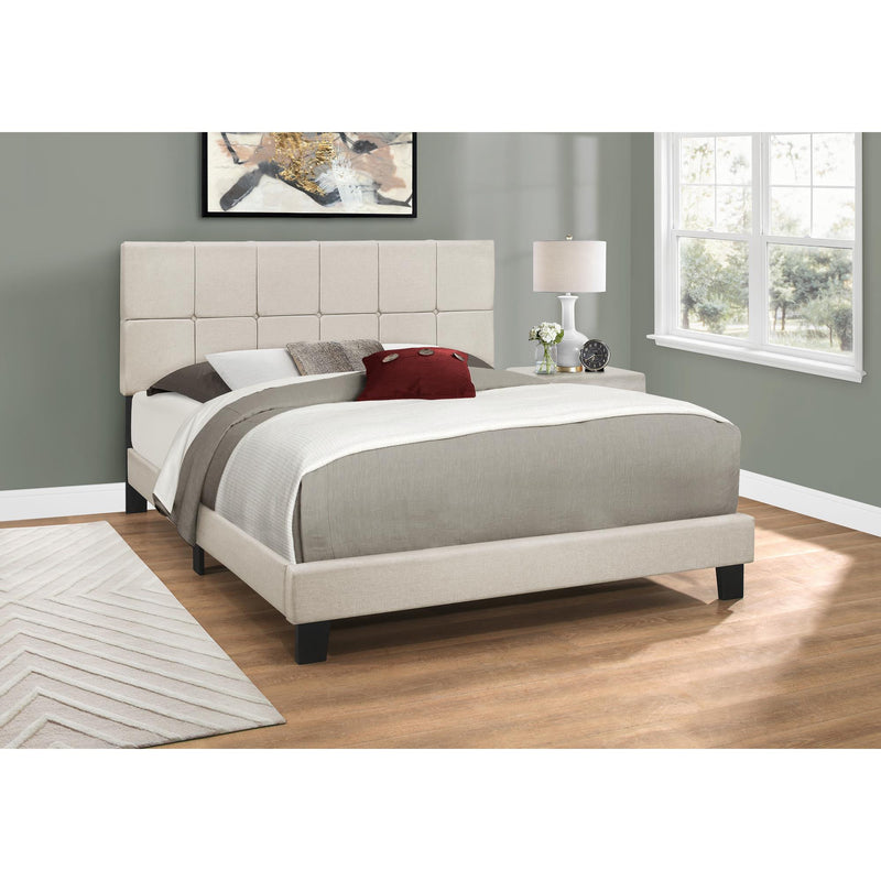 Monarch Queen Upholstered Platform Bed I 5605Q IMAGE 2