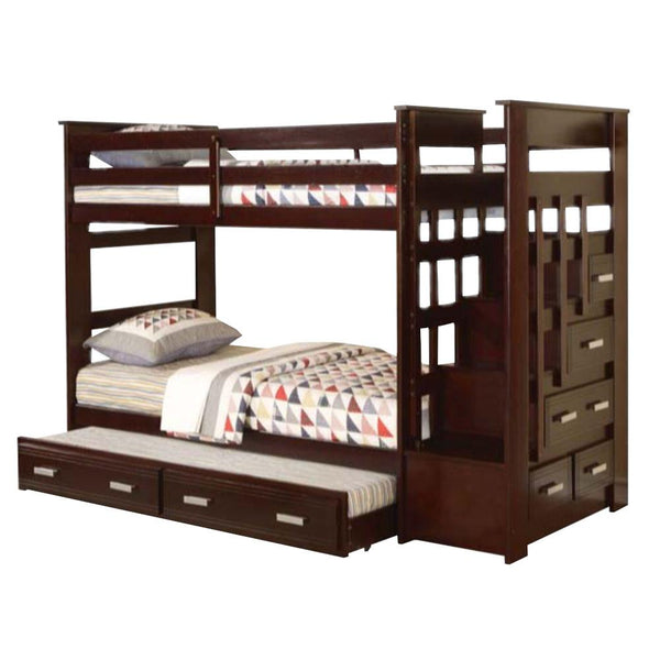 Acme Furniture Allentown 10170W Twin/Twin Bunk Bed & Trundle IMAGE 1