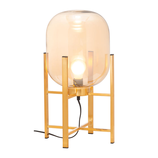  Zuo Wonderwall 56126 Table Lamp - Gold IMAGE 1