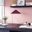  Zuo Charo 56137 Table Lamp - Red & Gold IMAGE 7