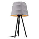  Zuo Mozzi 56138 Table Lamp - Grey & Black IMAGE 1