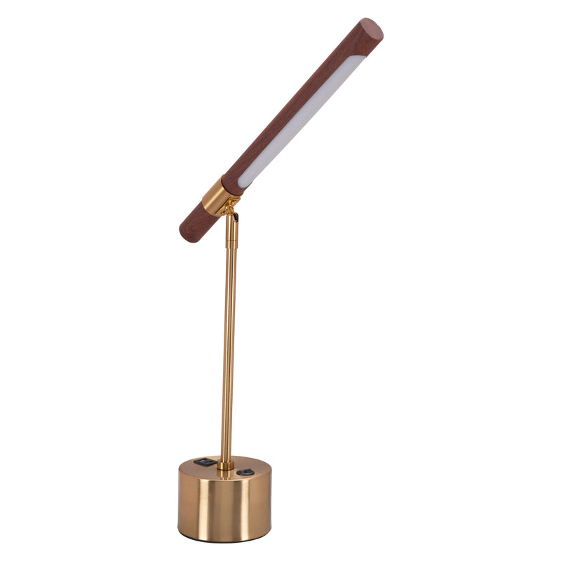  Zuo Kippy 56139 Table Lamp - Brown & Brass IMAGE 4