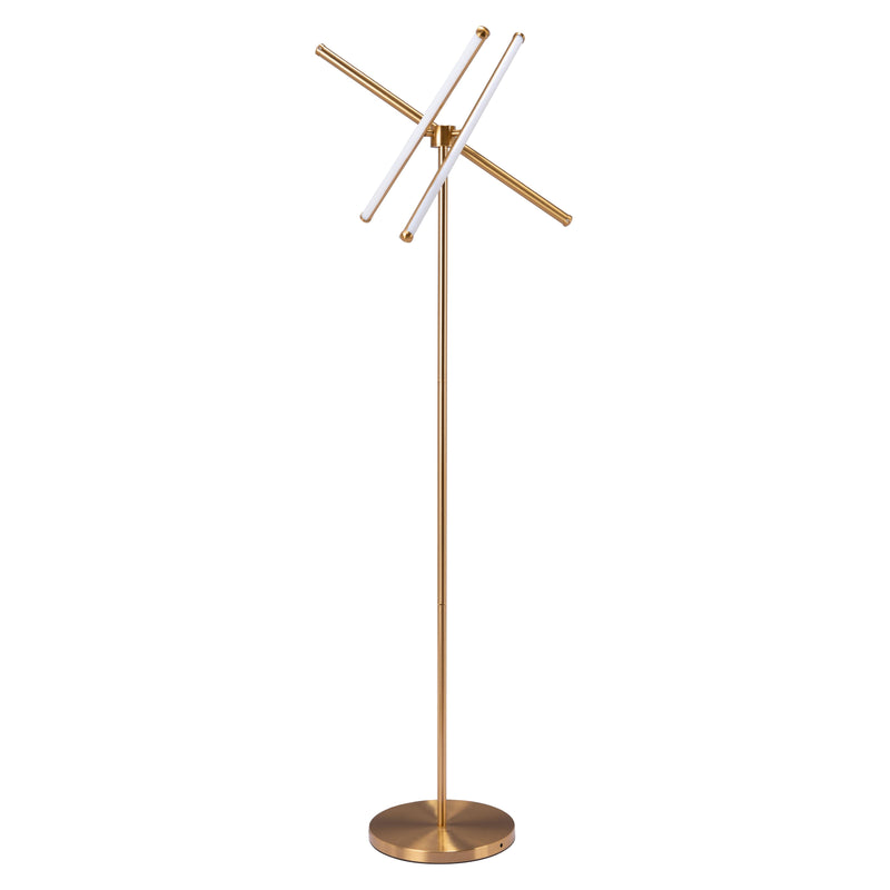  Zuo Garza 56140 Floor Lamp - Brass IMAGE 2