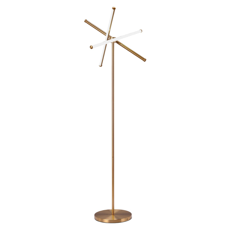  Zuo Garza 56140 Floor Lamp - Brass IMAGE 5