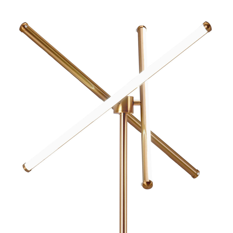 Zuo Garza 56140 Floor Lamp - Brass IMAGE 6