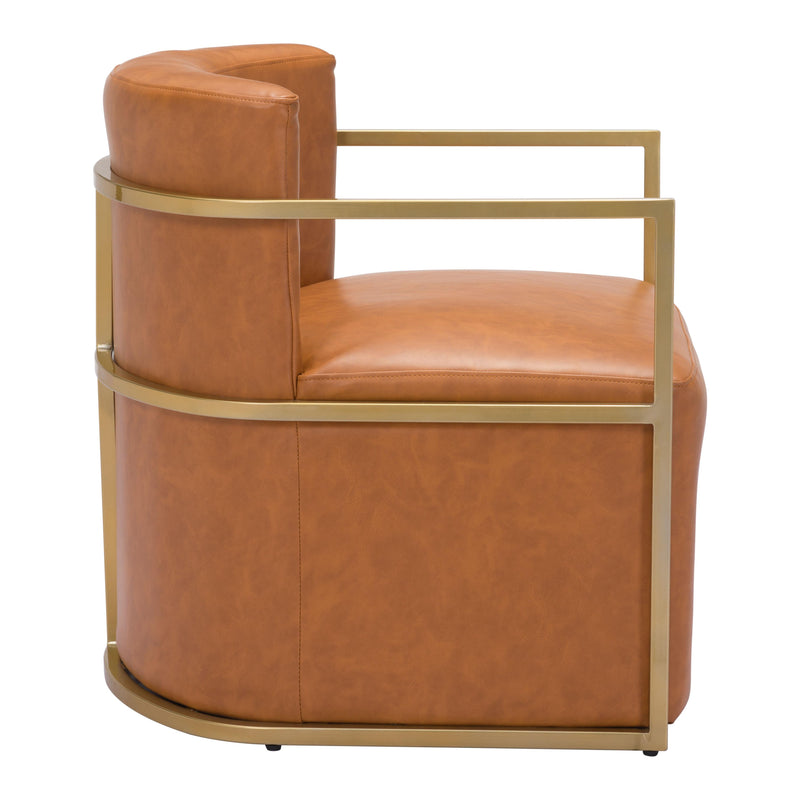  Zuo Xander 102053 Accent Chair - Brown IMAGE 2