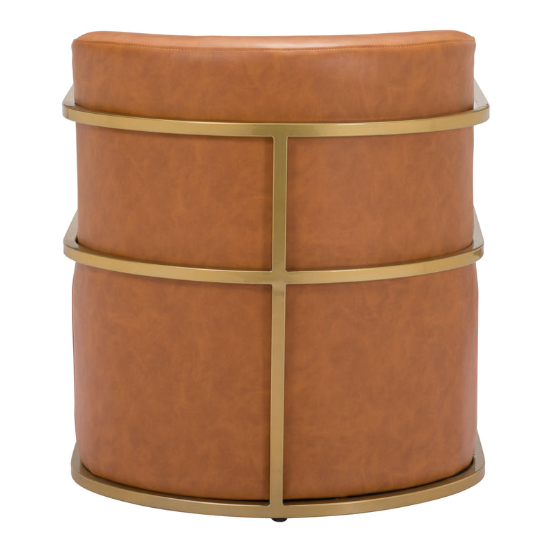  Zuo Xander 102053 Accent Chair - Brown IMAGE 4