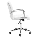  Zuo Partner 109006 Office Chair - White IMAGE 2