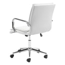  Zuo Partner 109006 Office Chair - White IMAGE 5