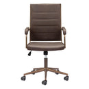  Zuo Auction 109022 Office Chair - Espresso IMAGE 3