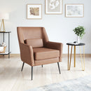  Zuo Ontario 109049 Accent Chair - Vintage Brown IMAGE 9
