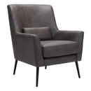  Zuo Ontario 109050 Accent Chair - Vintage Black IMAGE 1