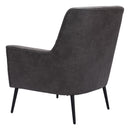  Zuo Ontario 109050 Accent Chair - Vintage Black IMAGE 5