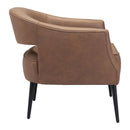  Zuo Berkeley 109051 Accent Chair - Vintage Brown IMAGE 2