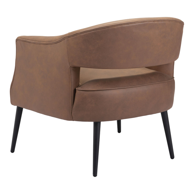  Zuo Berkeley 109051 Accent Chair - Vintage Brown IMAGE 5