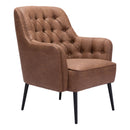  Zuo Tasmania 109053 Accent Chair - Vintage Brown IMAGE 6