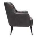  Zuo Tasmania 109054 Accent Chair - Vintage Black IMAGE 2