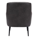  Zuo Tasmania 109054 Accent Chair - Vintage Black IMAGE 4