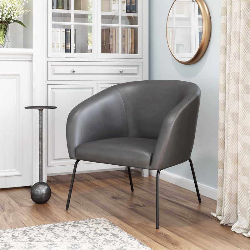  Zuo Quinten 109056 Accent Chair - Vintage Grey IMAGE 10