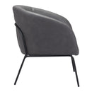  Zuo Quinten 109056 Accent Chair - Vintage Grey IMAGE 2