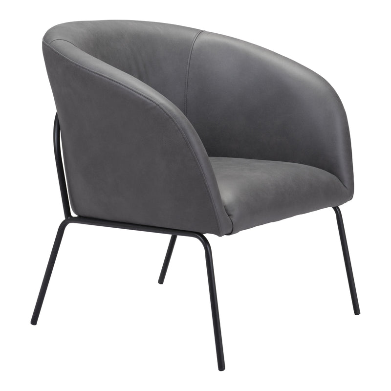  Zuo Quinten 109056 Accent Chair - Vintage Grey IMAGE 5