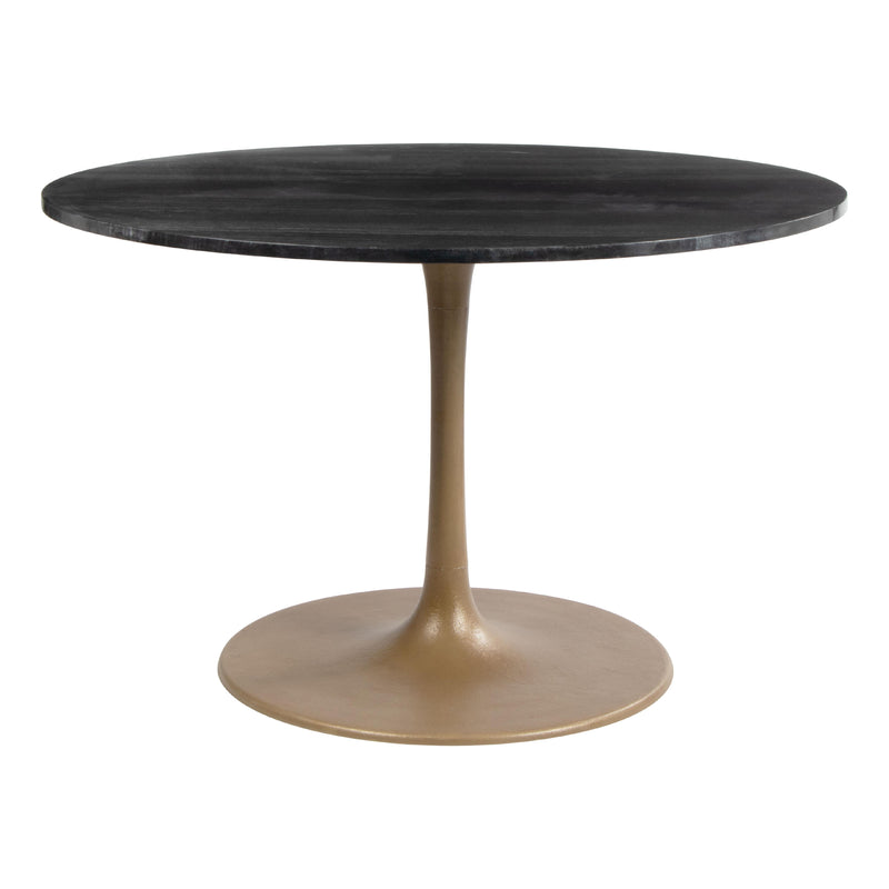  Zuo Taj 109095 Dining Table - Black & Gold IMAGE 1