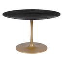  Zuo Taj 109095 Dining Table - Black & Gold IMAGE 2