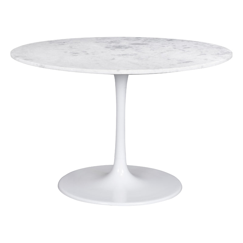  Zuo Phoenix 109208 Dining Table - White IMAGE 1