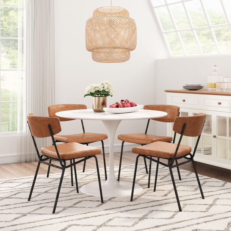  Zuo Phoenix 109208 Dining Table - White IMAGE 9