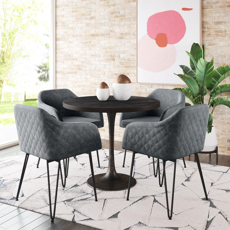  Zuo Braxton 109210 Dining Chair - Vintage Grey IMAGE 10