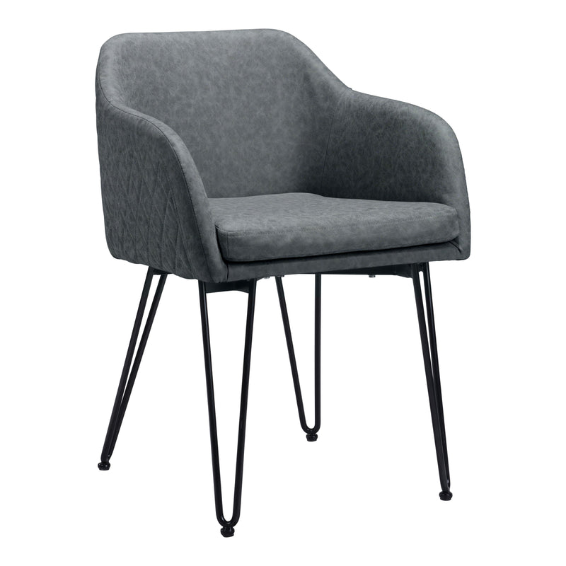  Zuo Braxton 109210 Dining Chair - Vintage Grey IMAGE 1