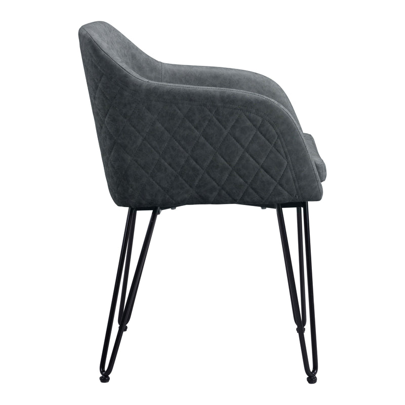  Zuo Braxton 109210 Dining Chair - Vintage Grey IMAGE 2
