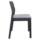  Zuo Desdamona 109214 Dining Chair - Gray & Black IMAGE 2