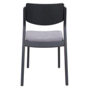  Zuo Desdamona 109214 Dining Chair - Gray & Black IMAGE 4