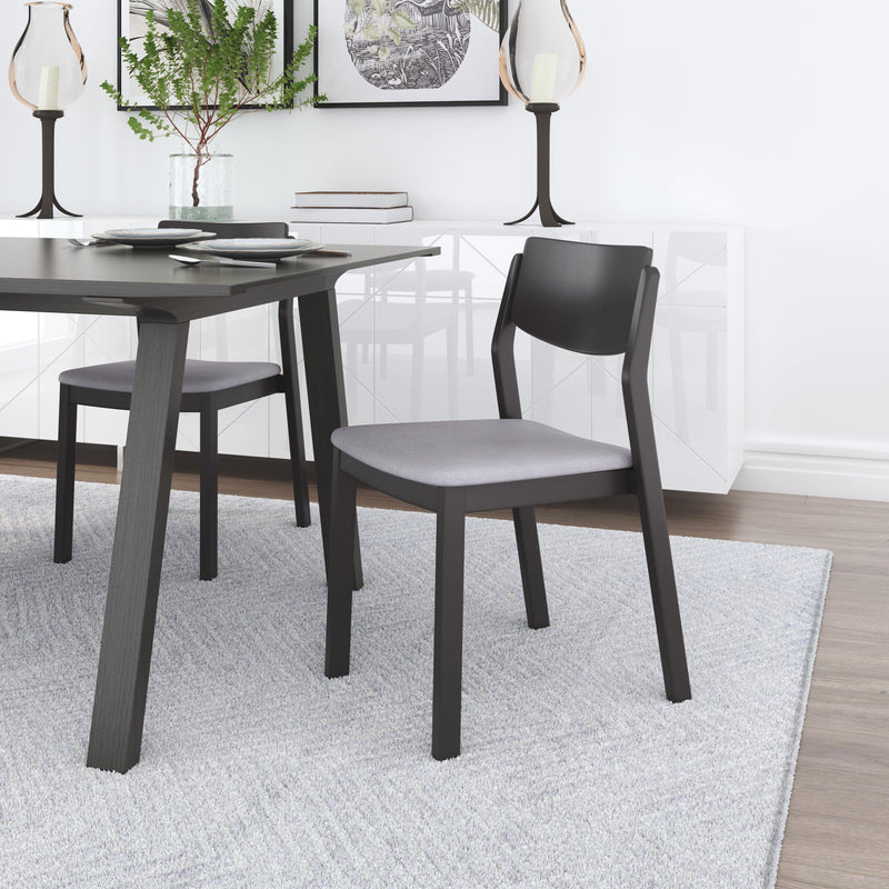  Zuo Desdamona 109214 Dining Chair - Gray & Black IMAGE 8