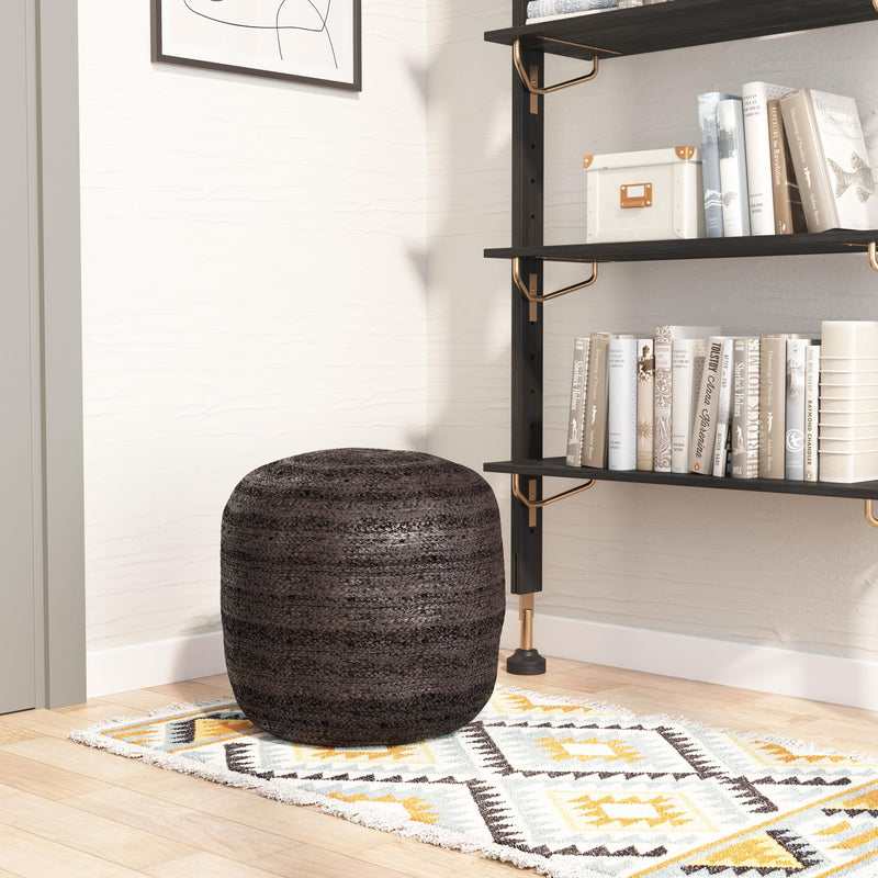  Zuo Lillian 109219 Ottoman - Black IMAGE 6