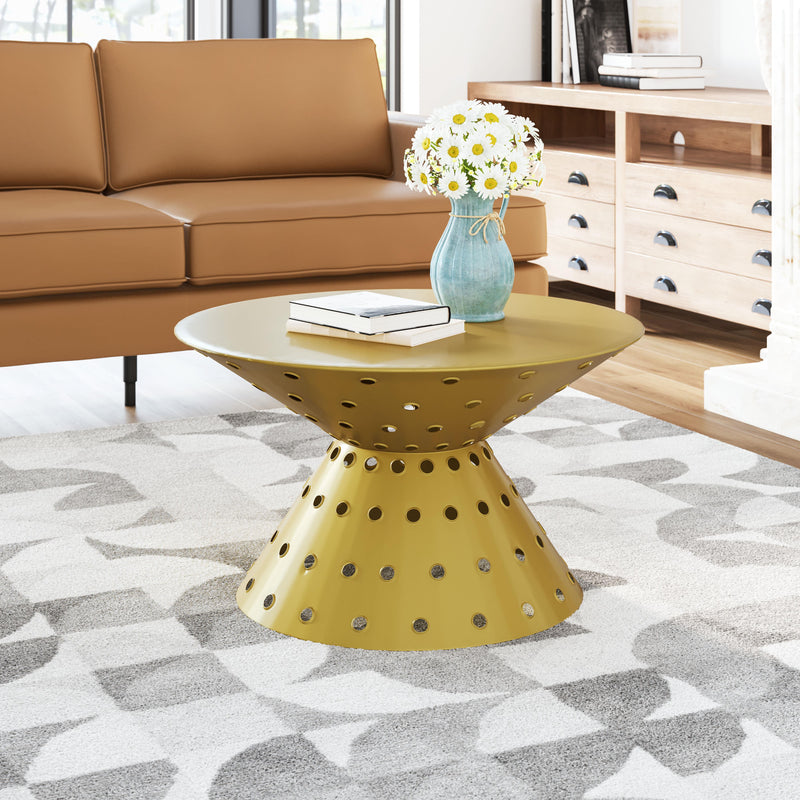  Zuo Electron 109273 Coffee Table - Gold IMAGE 7