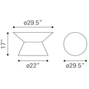  Zuo Electron 109273 Coffee Table - Gold IMAGE 8