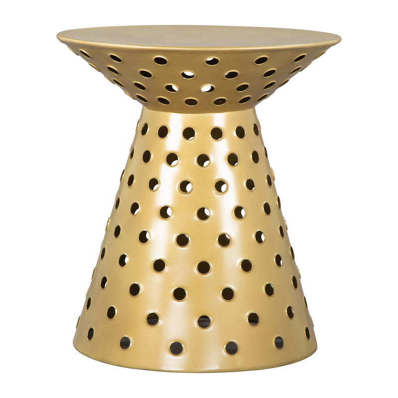  Zuo Proton 109274 Side Table - Gold IMAGE 2