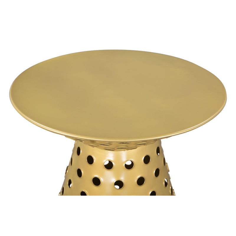  Zuo Proton 109274 Side Table - Gold IMAGE 3