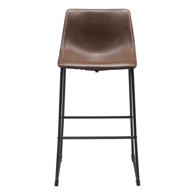  Zuo Smart 109326 Barstool - Vintage Espresso IMAGE 3