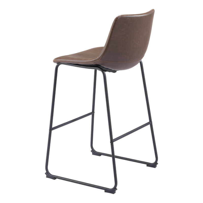  Zuo Smart 109326 Barstool - Vintage Espresso IMAGE 5