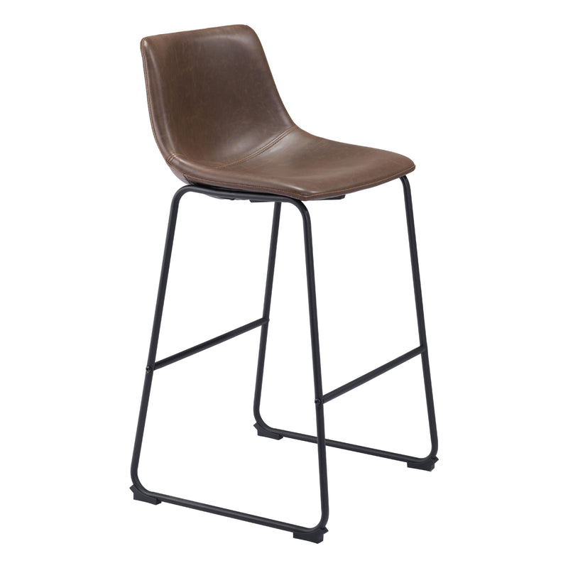  Zuo Smart 109326 Barstool - Vintage Espresso IMAGE 6