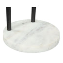  Zuo Christian 109356 Side Table - Black & White IMAGE 4