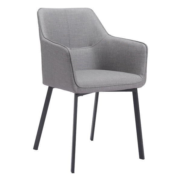  Zuo Adage 109364 Dining Chair - Grey IMAGE 1