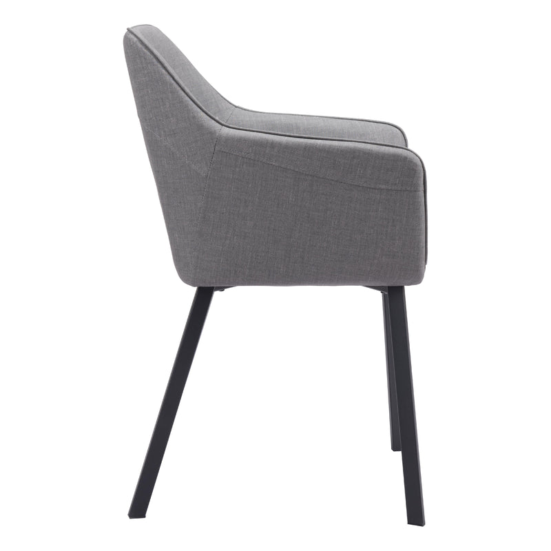  Zuo Adage 109364 Dining Chair - Grey IMAGE 2