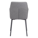  Zuo Adage 109364 Dining Chair - Grey IMAGE 4